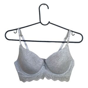 Nautica SZ 36C light grey bra